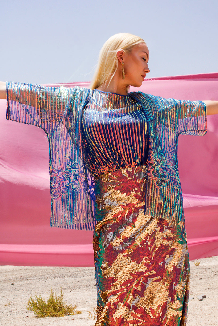  Chromatic Sequins Kimono, Festive Attire, Sparkling Elegance, Layering Piece,Dress and Skirt Enhancer,Shimmering Outfit Addition,Fun and Glamorous, Festive Fashion,Twining Look,Group Shopping,UAE and GCC Countries, Stylish Kimono, Sparkling Accent, Festive Ensemble, Fashionable Layer,Glittering Touch,Glamorous Appeal, Friendship Shopping, UAE Shopping, Celebration Attire