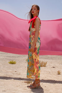 Prismatic Sequins Dress,Festive Luxury,Doppelganger Design,Glamorous Attire,Slip Dress,Long Sleeve Top,Eid Celebration,Birthday Dinner,Versatile Styling,Festive Looks,Touch of Elegance,UAE Shipping, Red ribbon ties,Affordable Shipping,AED 15 Shipping,Special Occasion Dress,Sparkling Glamour,Luxury WEAR,Festive Fashion