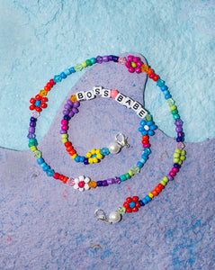 Wild Daisy - Beaded Mask Chain