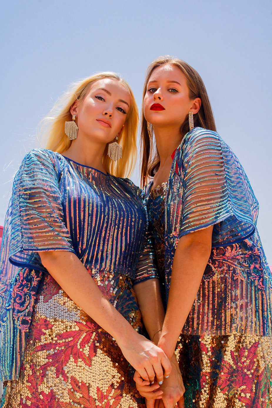  Chromatic Sequins Kimono, Festive Attire, Sparkling Elegance, Layering Piece,Dress and Skirt Enhancer,Shimmering Outfit Addition,Fun and Glamorous, Festive Fashion,Twining Look,Group Shopping,UAE and GCC Countries, Stylish Kimono, Sparkling Accent, Festive Ensemble, Fashionable Layer,Glittering Touch,Glamorous Appeal, Friendship Shopping, UAE Shopping, Celebration Attire