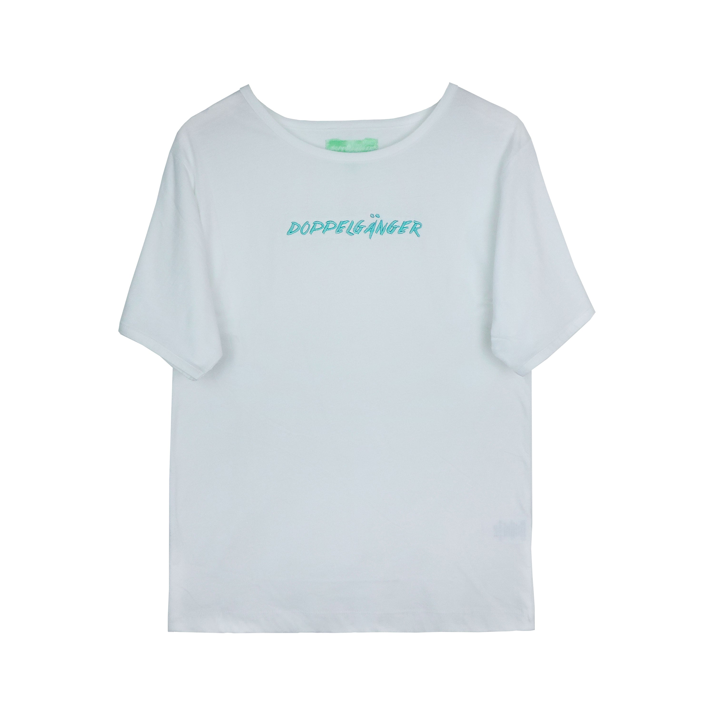 Doppelganger T-shirt,Effortless Style,Classic Wardrobe Essential,100% Cotton,Total Comfort,Oversized Fit,Timeless Design,Embroidery Detail,Versatile Styling,Soul Sisters,Twinning Outfits,Multiple Fashion Options,Available in Many Sizes,Worldwide Shipping,Ready to Ship,Essential Tee,Comfortable Wear,Casual Chic,Effortless Elegance,Stylish Comfort