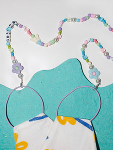 Pastel Daisy - Beaded Mask Chain