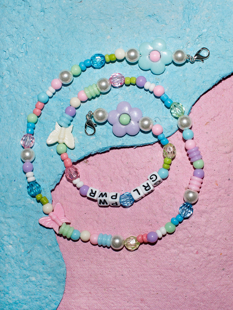 Pastel Daisy - Beaded Mask Chain