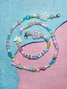 Pastel Daisy - Beaded Mask Chain
