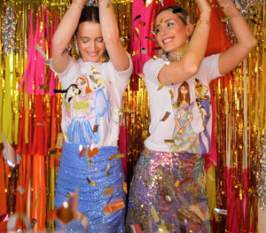 Uptown Girls T-Shirt,Zara Fashion,100% Cotton Fabric,,All-Season Wear,Artwork Illustration,Best Friends Fashion,Pastel Camo Print,Heart-Shaped Handbag,Denim Jeans,Corset Design,Inclusive Fashion,Celebrating Diversity,Unique Style,Feel Good Attire,Self-Expression,Trendy Tee,,Stylish Friendship,Fashion Choices,Dubai fashion,shop local, GCC shipping
