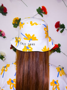 Upcycled Sunflower Bucket Hat