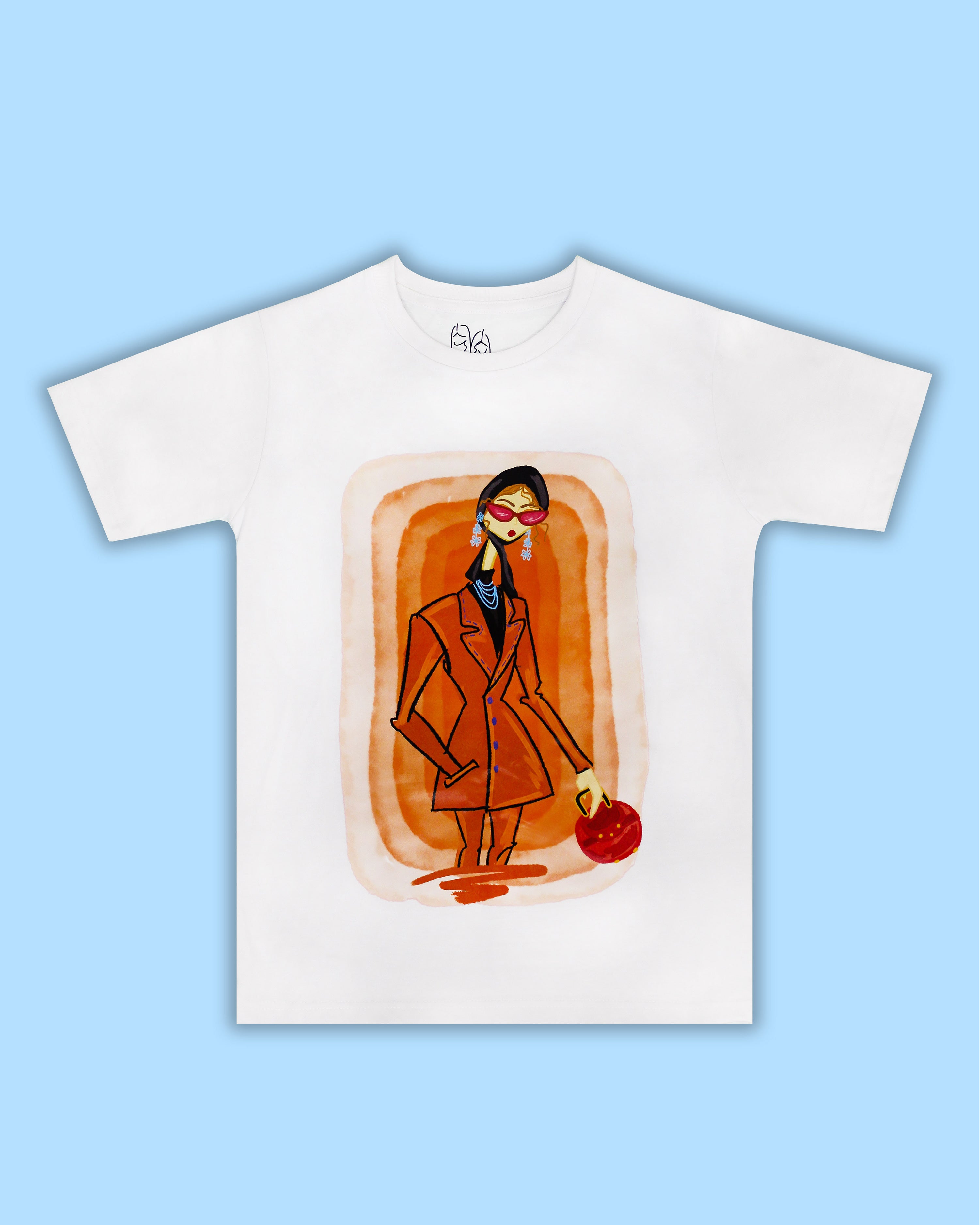 Modest Queen T-Shirt,Modern Hijabi Woman Artwork,Power Suit Design,Stylish Hijab Fashion,Sassy Hijabi Look,Lightweight Cotton Fabric,True-to-Size Fit,Comfortable Hijabi Tee,Workwear Fashion,Night Out Attire,Empowering Hijab Tee,Digital Artwork Tee,Modest Chic Apparel,Empowered Women's Tee,Stylish Power Look,Modest Queen Collection,Artistic Hijab Illustration,Hijab and Power Suit,Contemporary Hijab Fashion,Trendy Modest Fashion