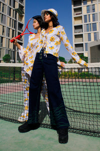 Sunflower Pajama Top