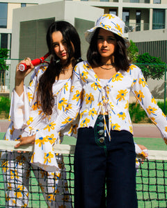 Sunflower Pajama Top