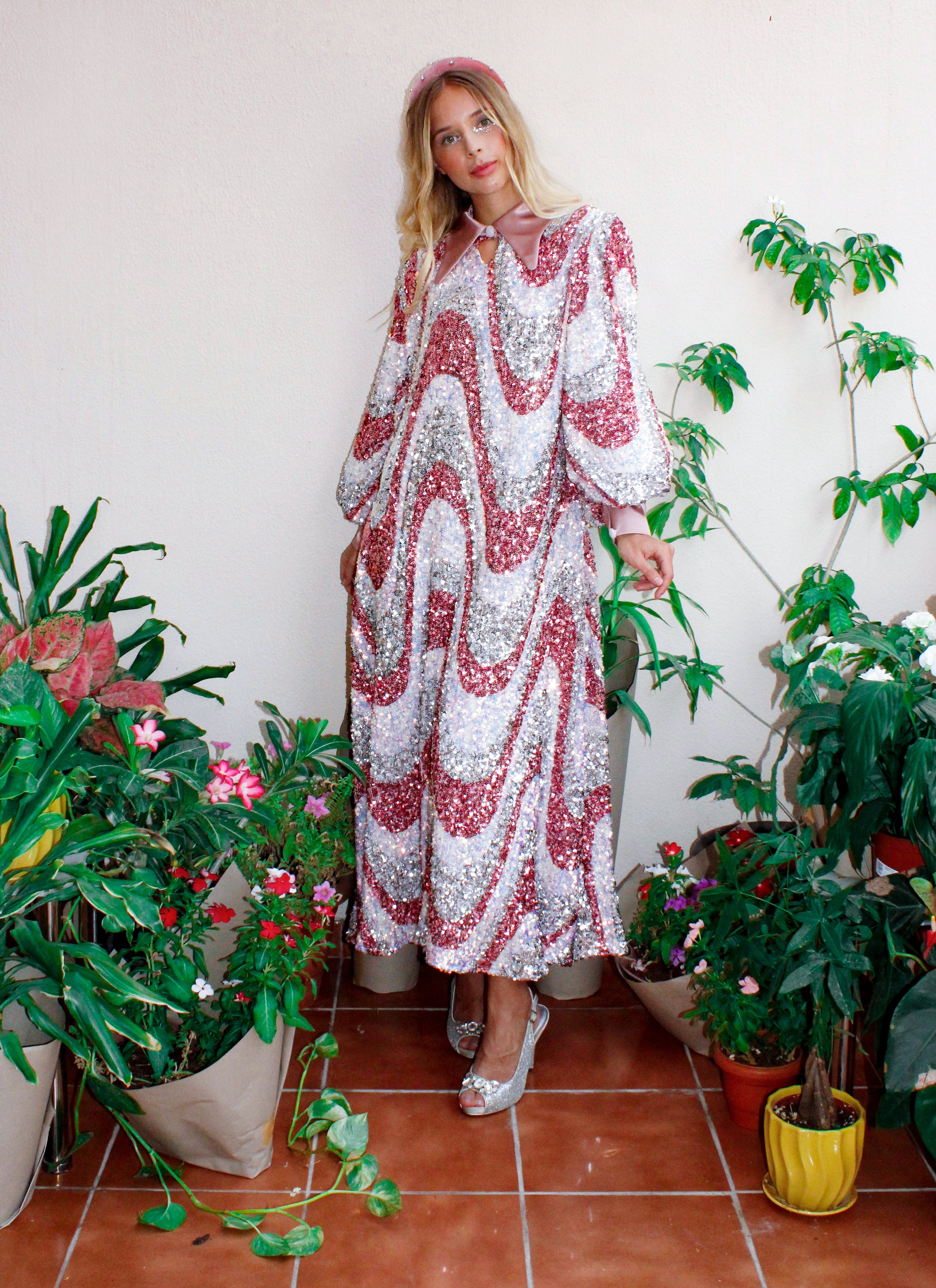 sequins dress, fancy, luxury wear, party, occasion